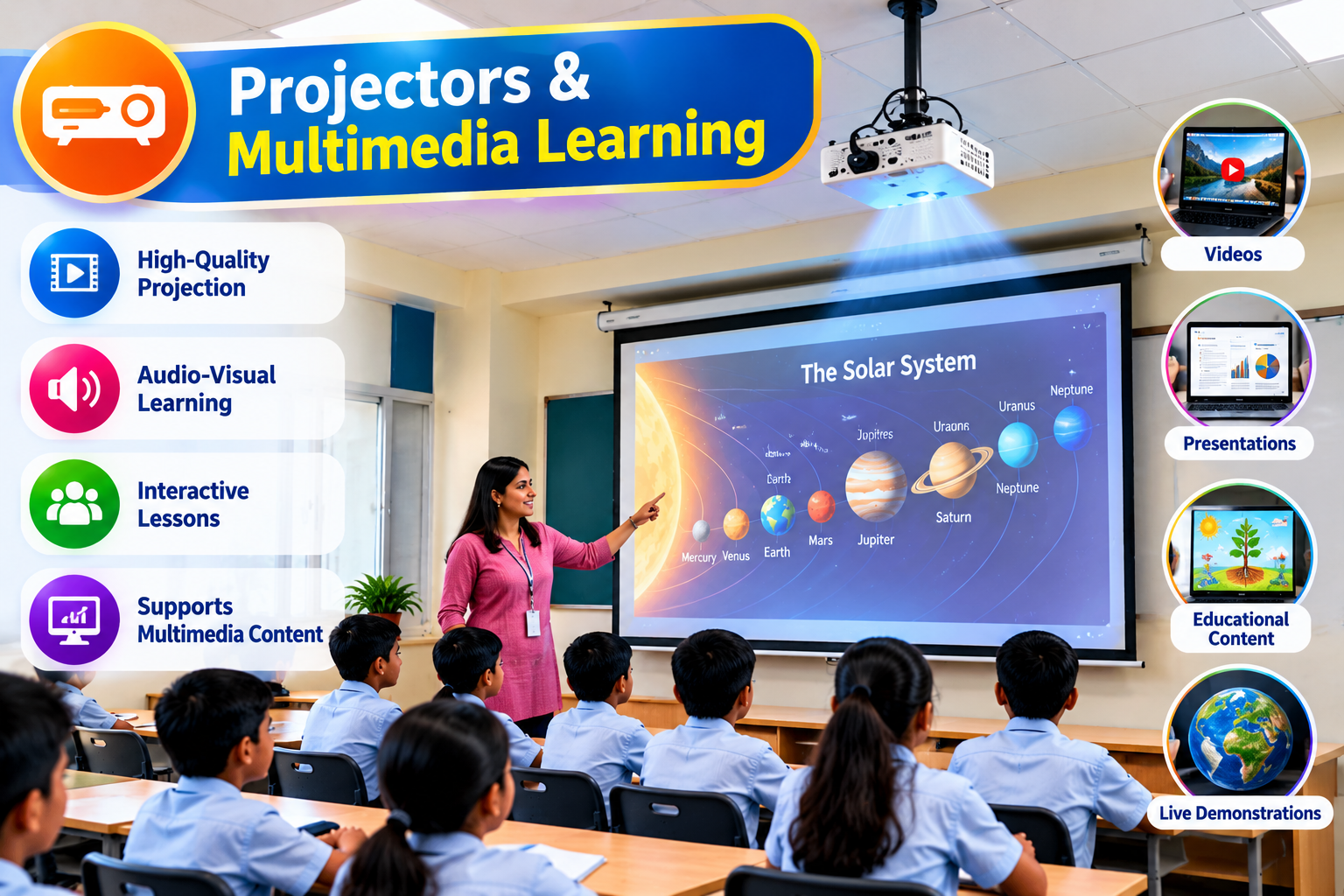 Projectors & Multimedia Learning